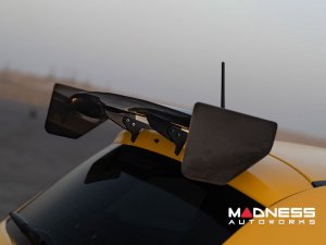 FIAT 500 Rear Roof Spoiler - Assetto Corse Style - Carbon Fiber